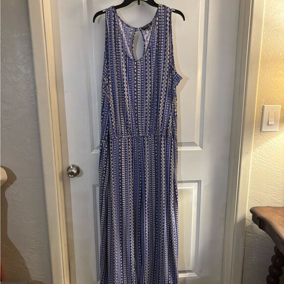 Plus Moda Patterned Sleeveless Jumpsuit szc4X - Picture 7 of 7